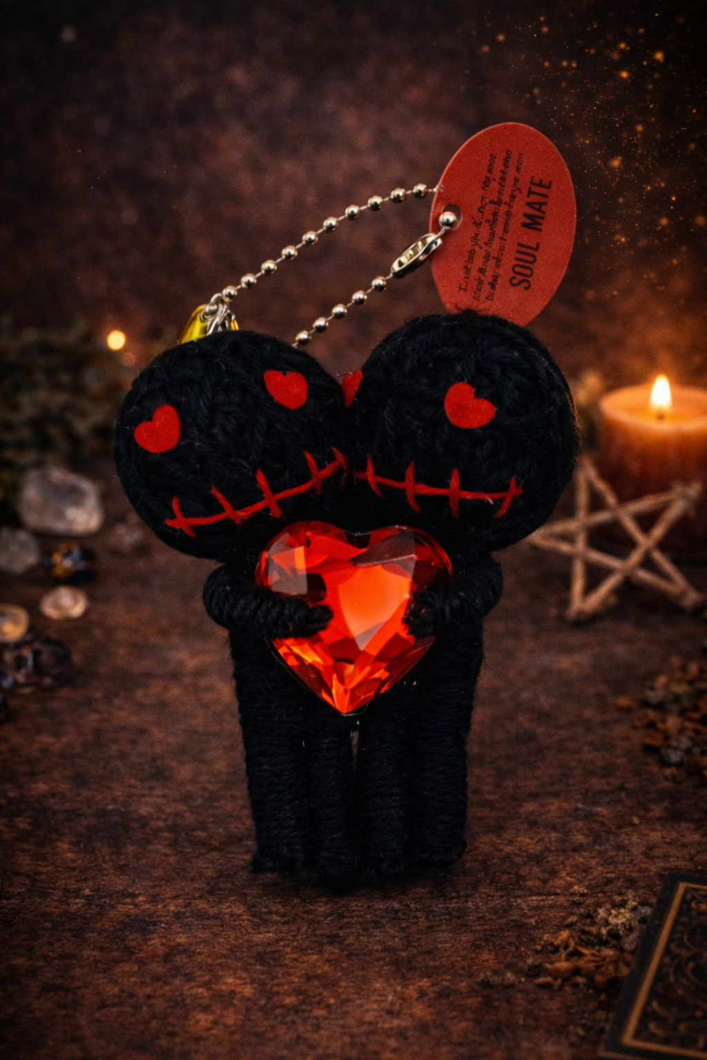 Soul Mate - Watch over Voodoo Dolls - Keychain
