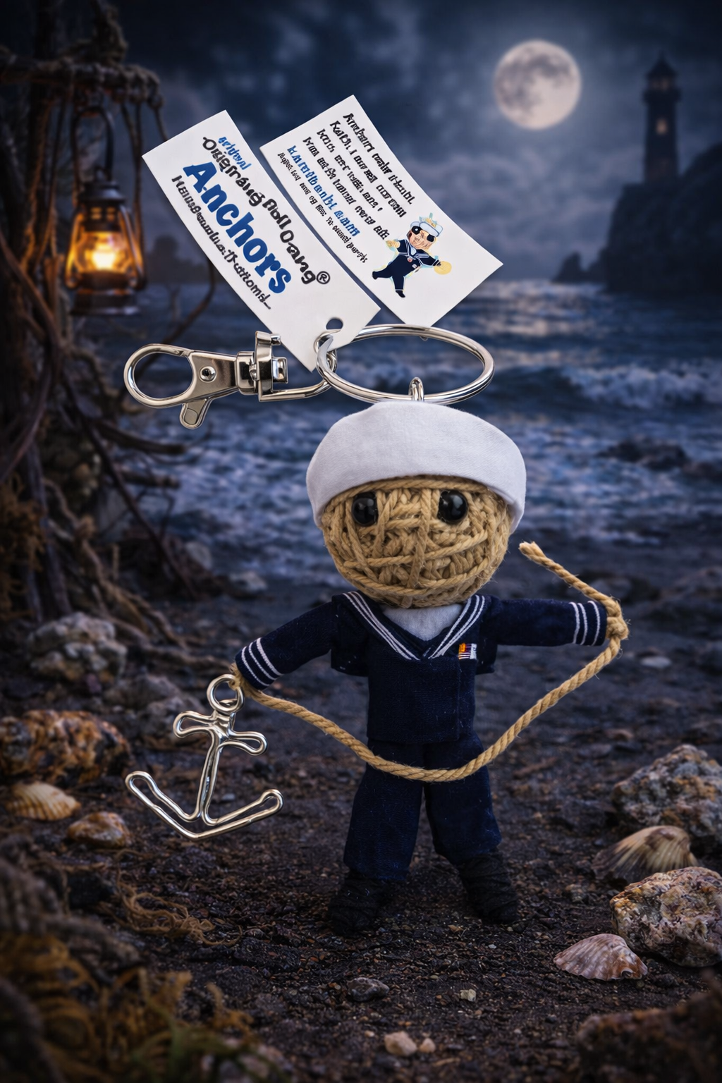 Anchors  String Doll Keychain