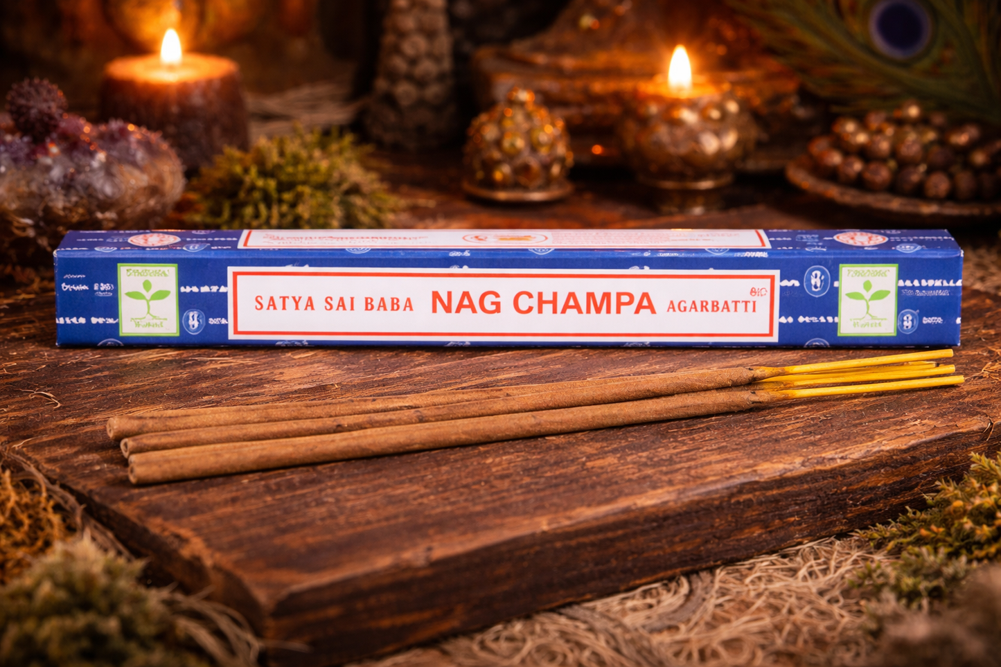 25 Packs of 10g Nag Champa Natural Incense by Satya