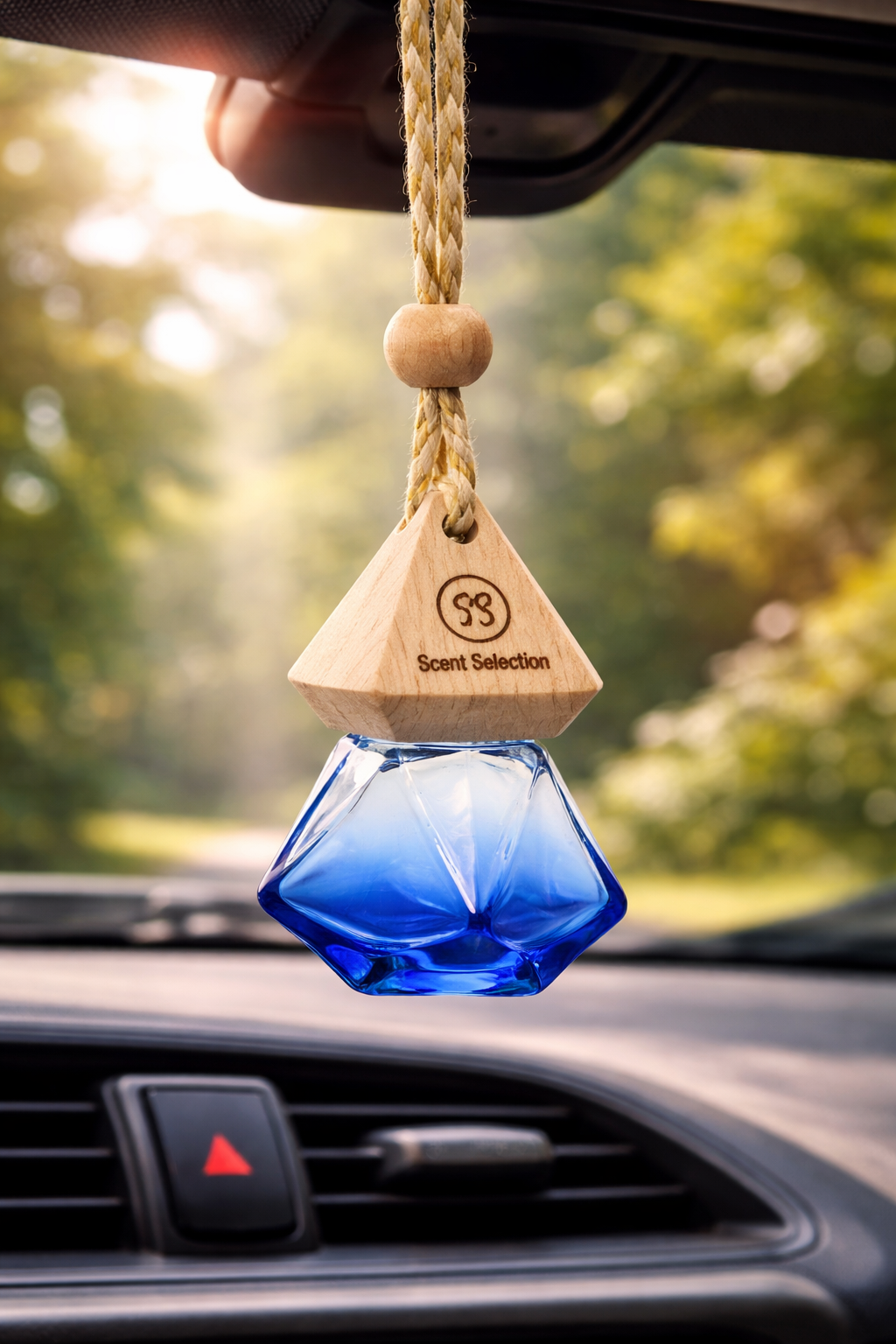 Goji Berry & Blood Orange Hanging Car Air Freshener Diffuser - 3 Colours