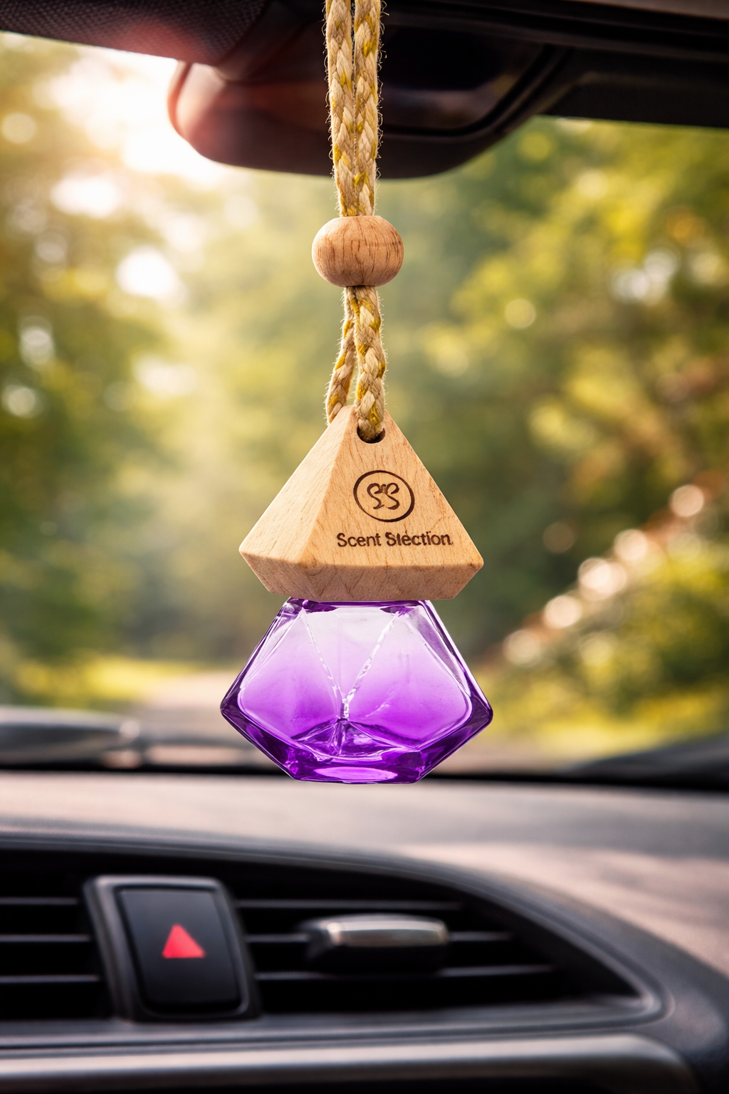Goji Berry & Blood Orange Hanging Car Air Freshener Diffuser - 3 Colours