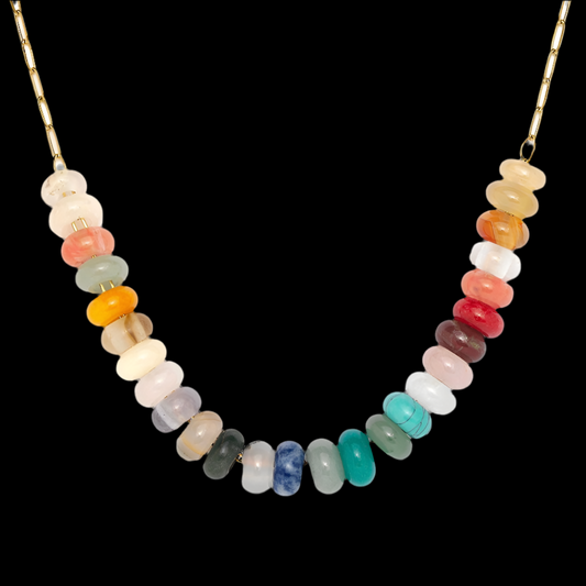 Handmade Gemstone Chain Necklace