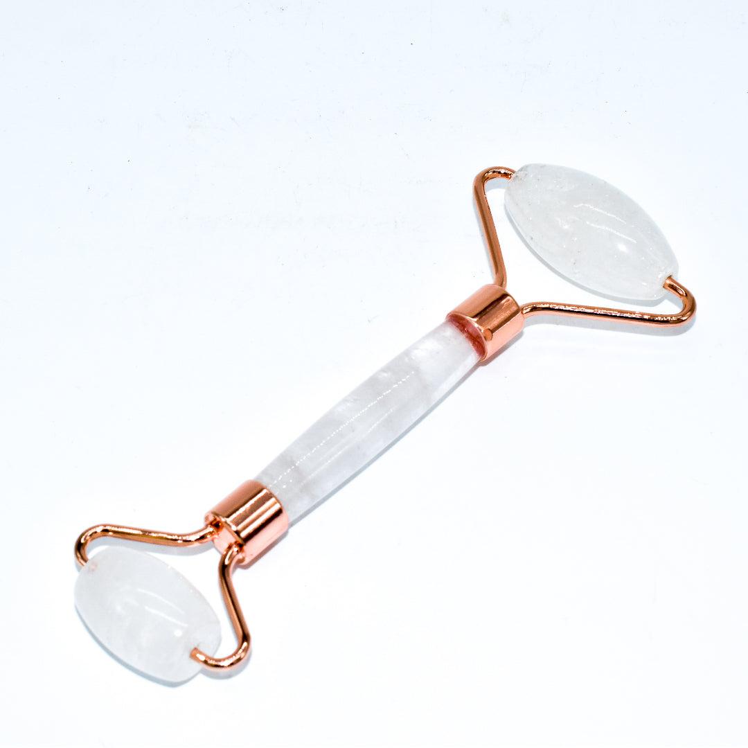 Copper & Crystal Face Roller - Massager for facial fine lines, puffiness, and tired eyes