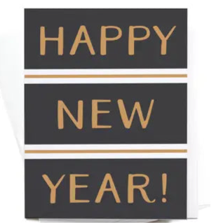 Happy New Year Greeting Card