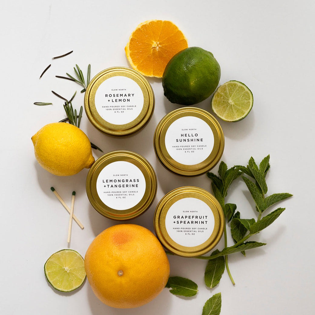 Fresh Collection - 4 Pack Botanical Candles