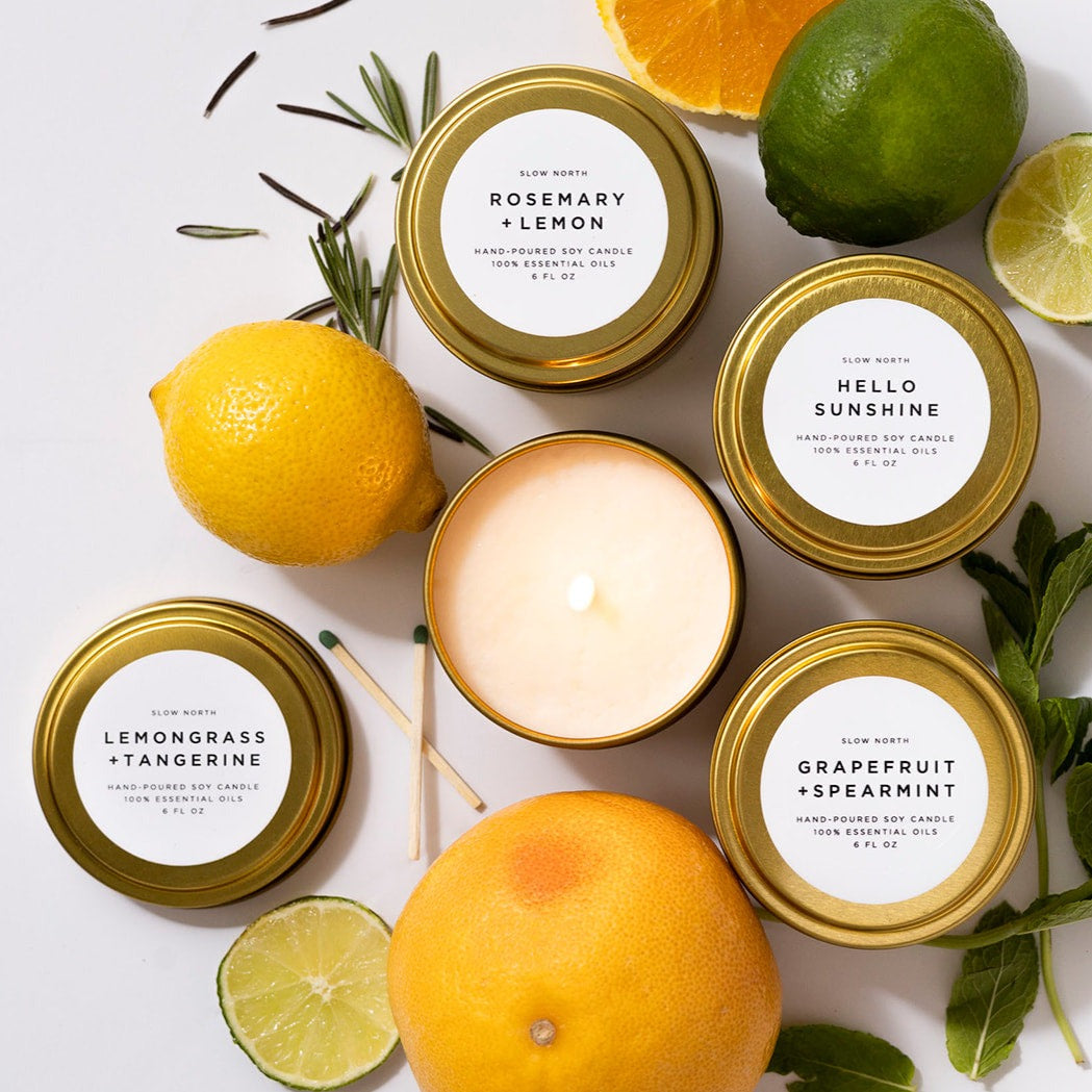 Fresh Collection - 4 Pack Botanical Candles