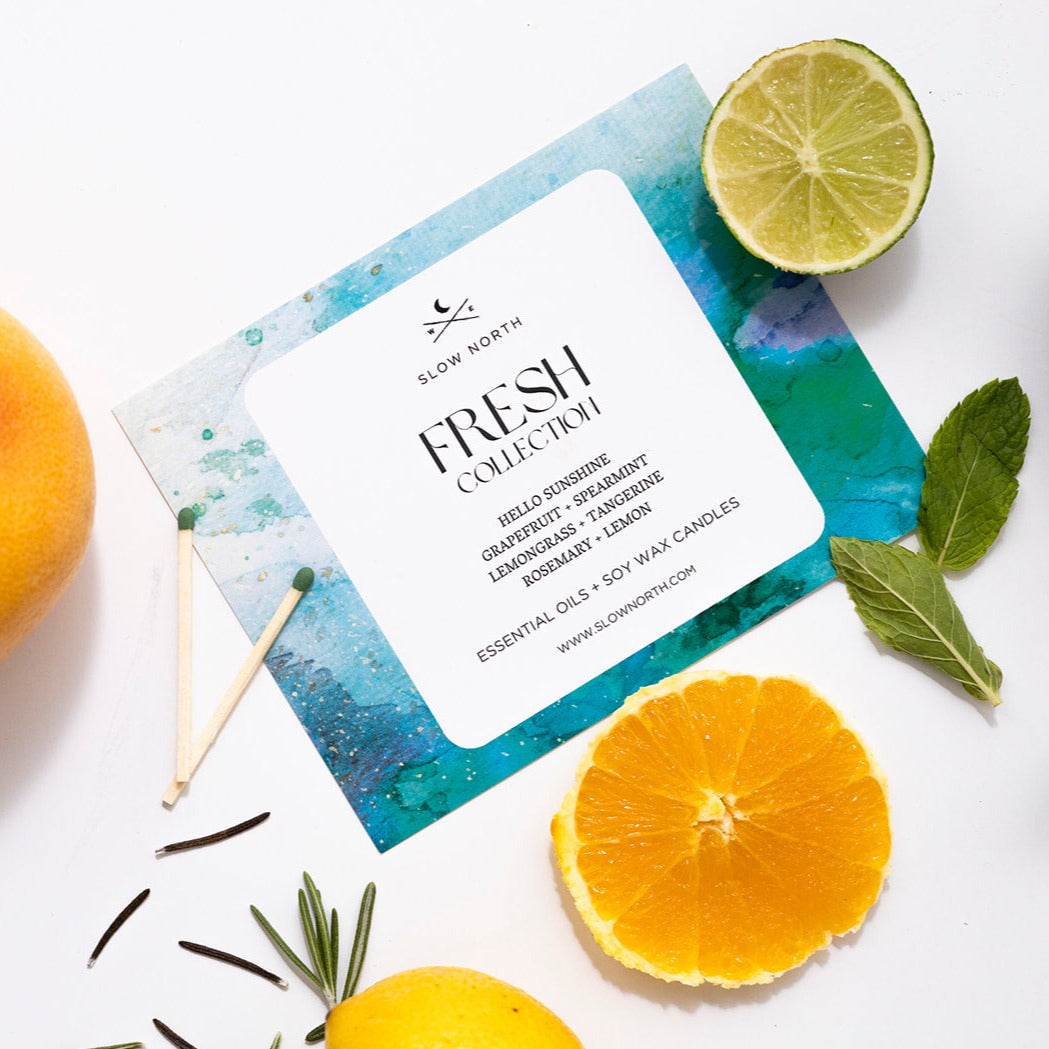 Fresh Collection - 4 Pack Botanical Candles