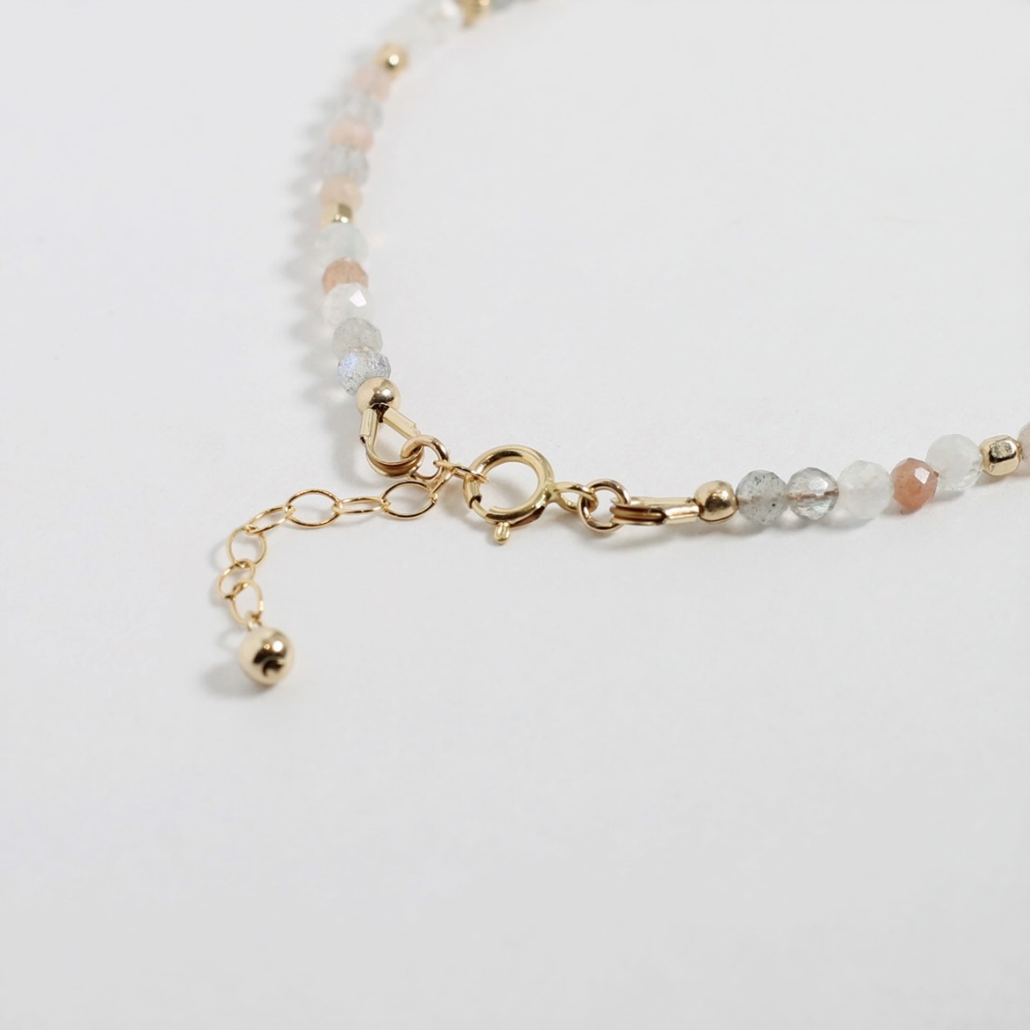 Goddess Bracelet, Moonstone & Labradorite Power Combo for your inner goddess