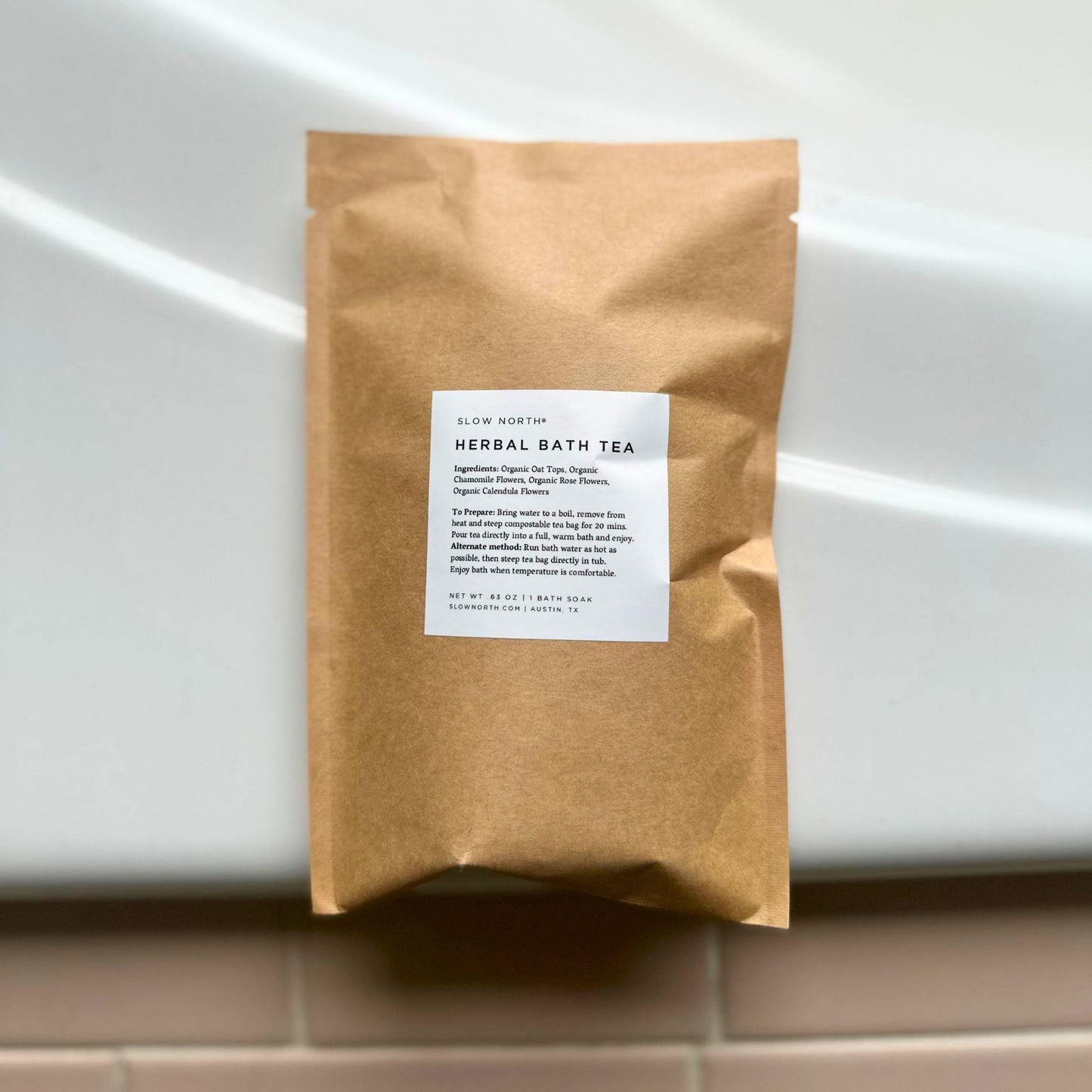 Herbal Spa Bath Tea - Single Soak for self care grounding routine