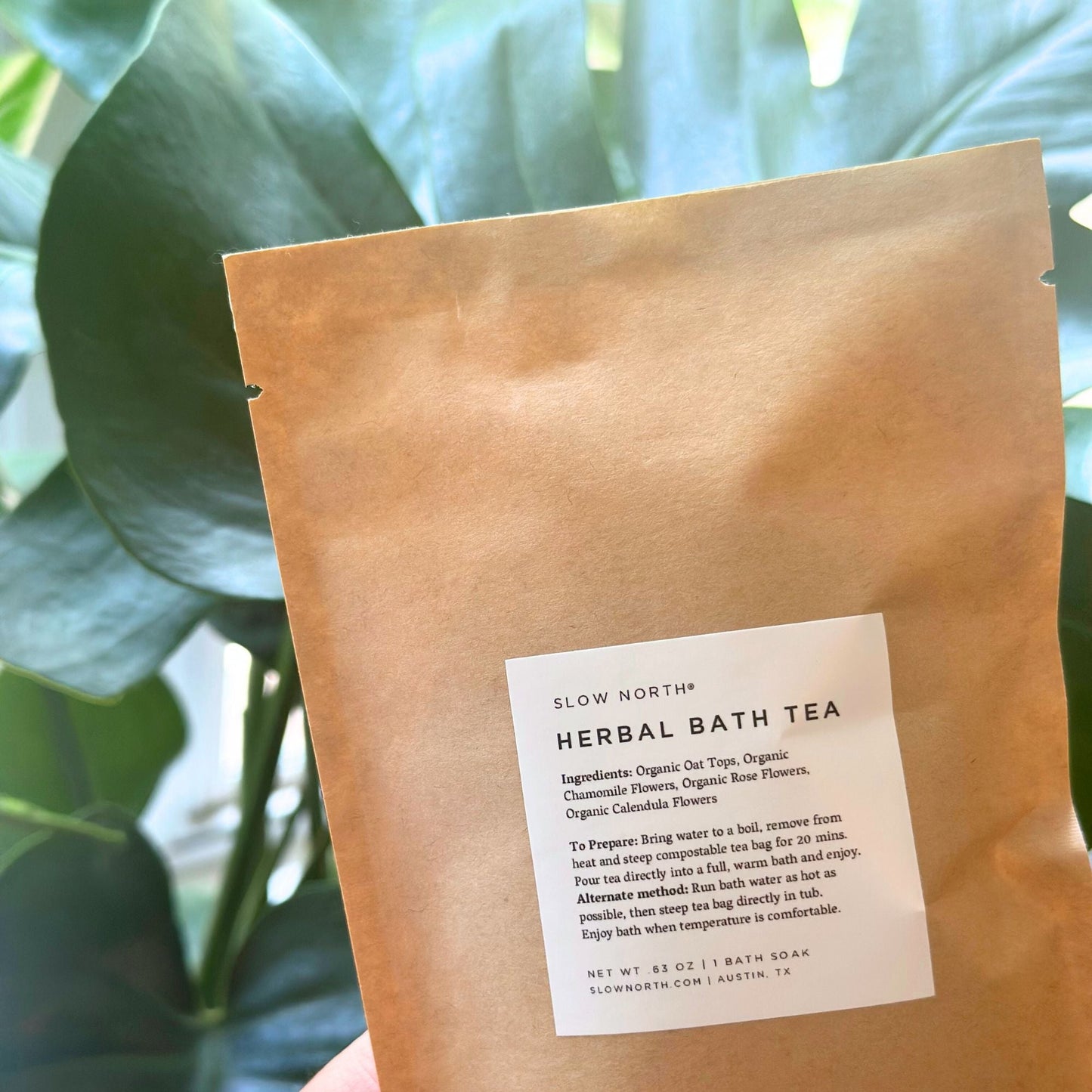 Herbal Spa Bath Tea - Single Soak for self care grounding routine