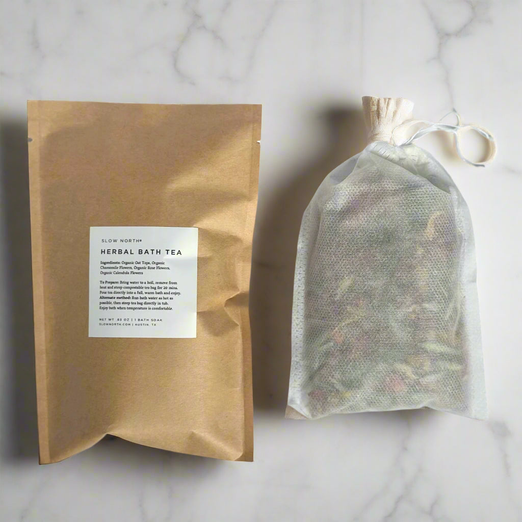 Herbal Spa Bath Tea - Single Soak for self care grounding routine