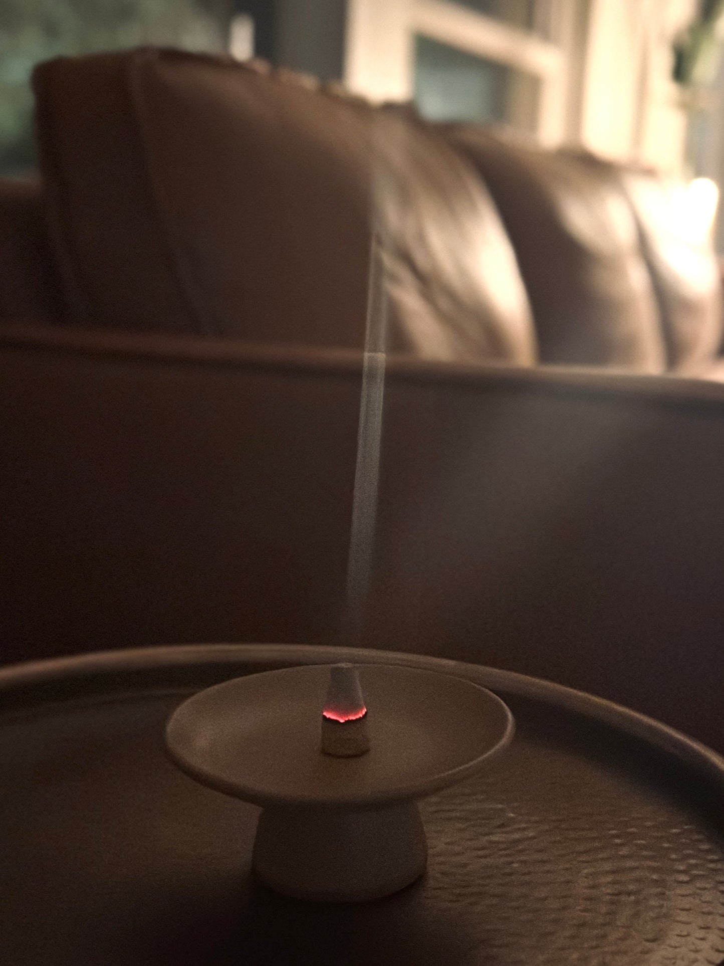 Palo Santo Incense Cones to set intentions, & promote tranquility