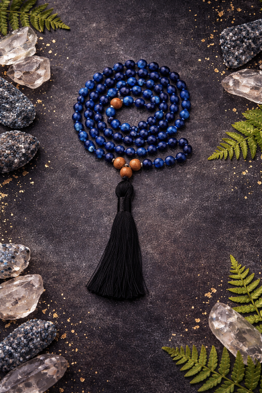 Inner Wisdom Lapis Lazuli Mala