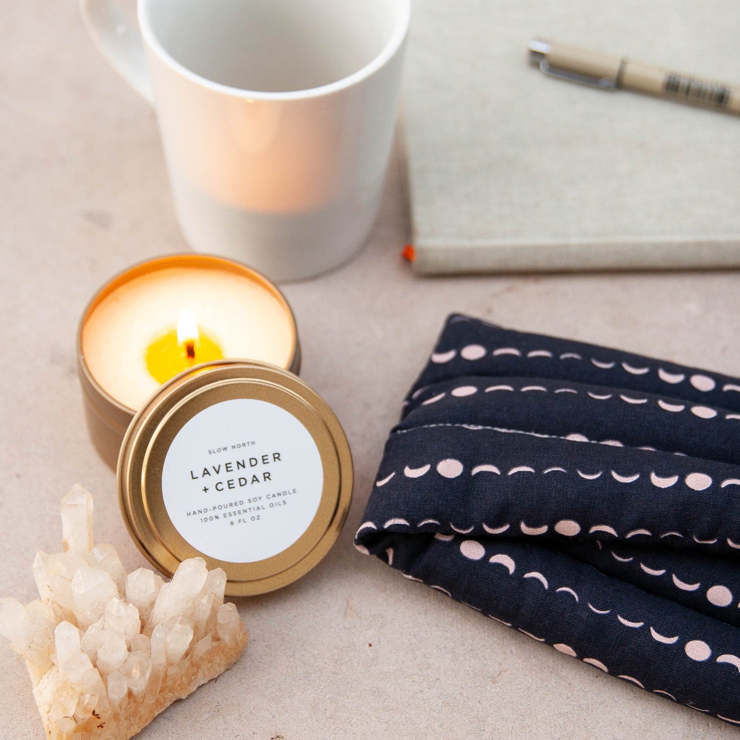 Botanical Candle Lavender + Cedar