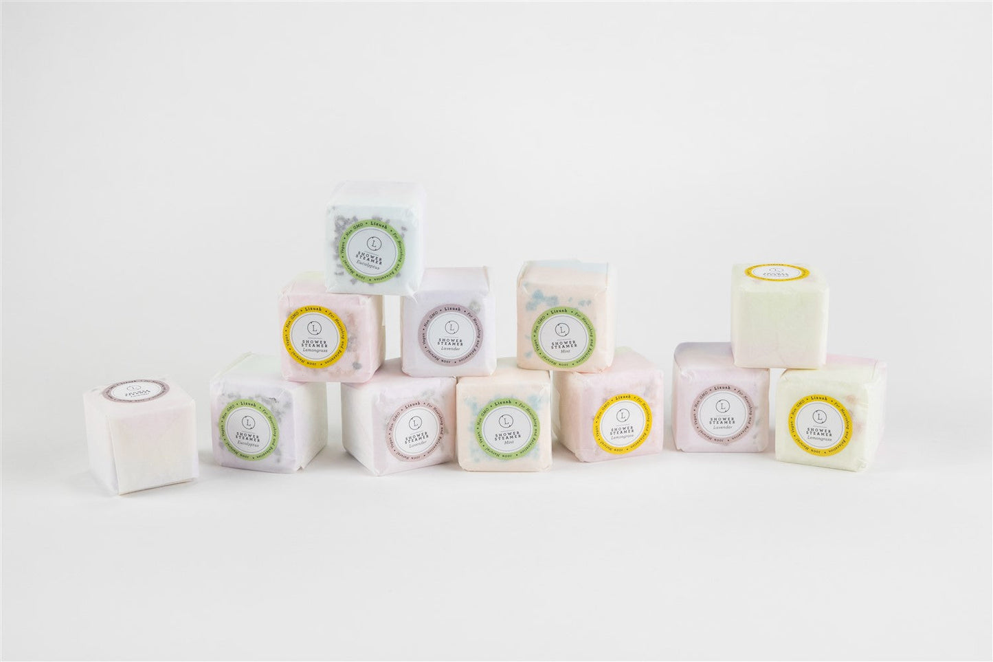 Shower Steamers, Set of 12 Relaxing Gift Box (Lavender, Grapefruit , Mint, Eucalyptus)