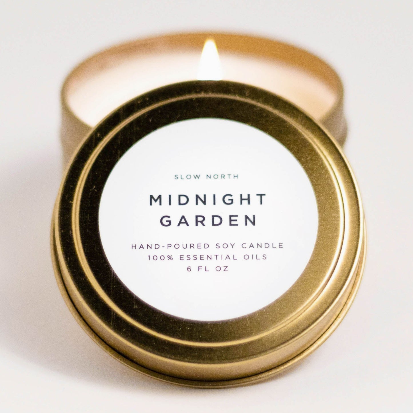 Midnight Garden Botanical Candle - Lavender + Rosemary + Geranium