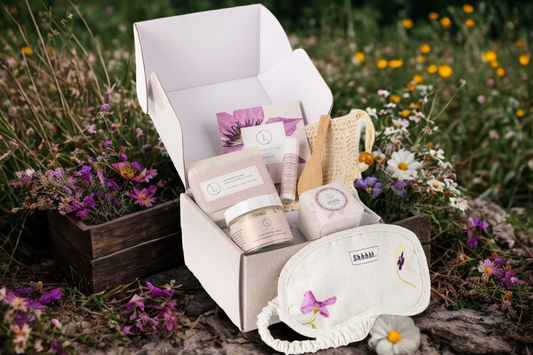 Luxury Vegan Lavender bath and body set, 100% Natural skincare appreciation gift box