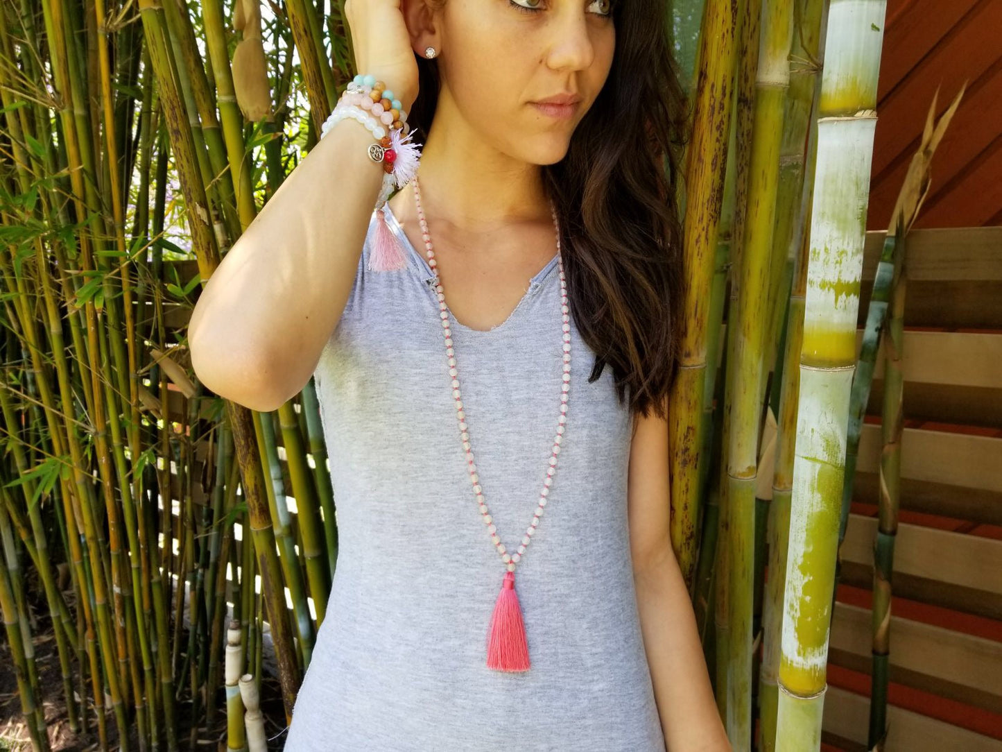 Love Mala- Rose Quartz-3
