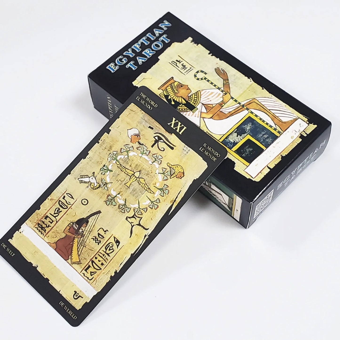 Egyptian Tarot Deck | Ancient Symbolism Oracle Cards for Intuition, Divination & Spiritual Insight