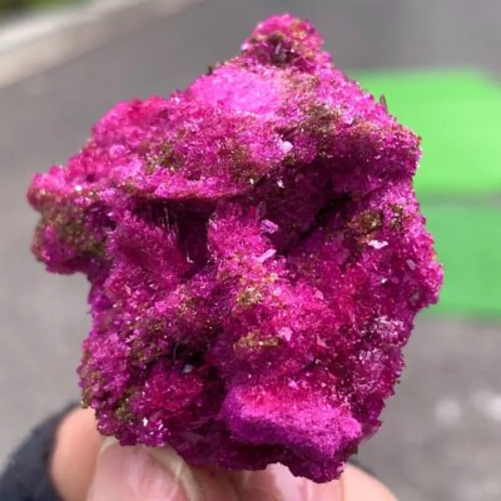 1pcHealing Ruby With Epidote Raw Specimen High Quality Natural Crystals Gemstones Home Decorations Room Decor Ore Mineral Energy