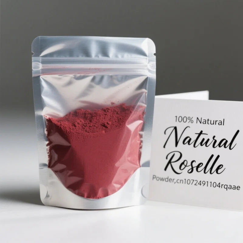 Premium Dried Roselle (Hibiscus) Powder – Natural Botanical Colorant for Drinks, Bath Rituals, Herbal Blends & Creative Use