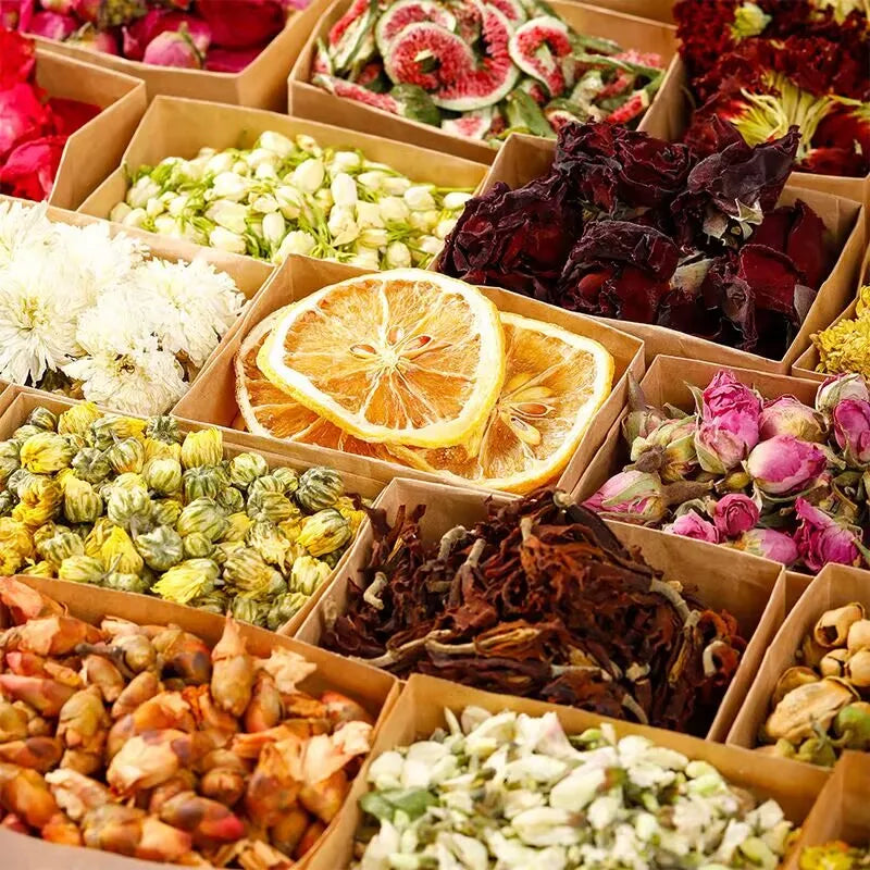DIY Candle Soap Making Dry Flower Material Home Perfume Floral Essence Mix Dry Flower Making Wedding Home Decoration Bath Decor