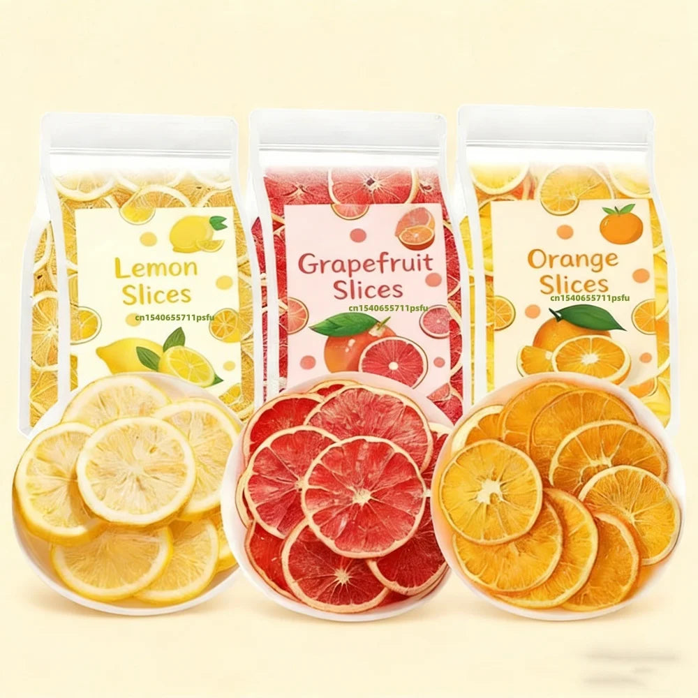 Premium Natural Dried Citrus Slices Orange Lemon Grapefruit - for DIY Soap Candle Making, Wedding Home Party Decoration,Gift