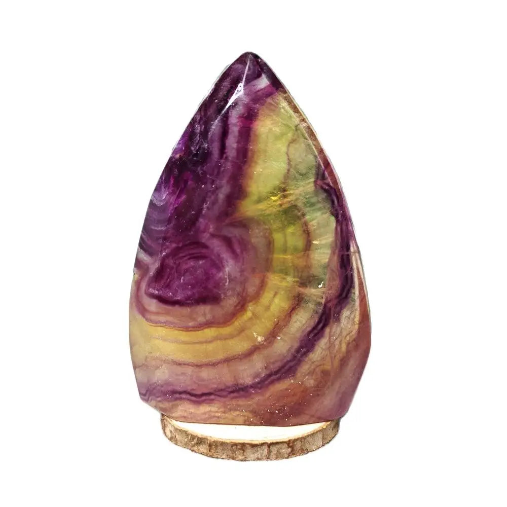 Natural Gem Candy Fluorite Rainbow Fluorite Free Form Torch Home Room Decorated Witchcraft altar Prayer Crystal Stone Healing