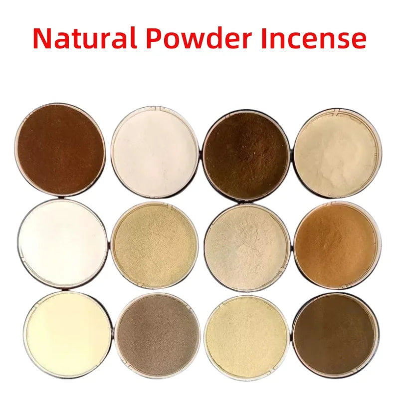 Natural Powdered Incense – Frankincense, Myrrh, Sandalwood & Botanical Options | Aromatic Ritual Powder (10g/20g)