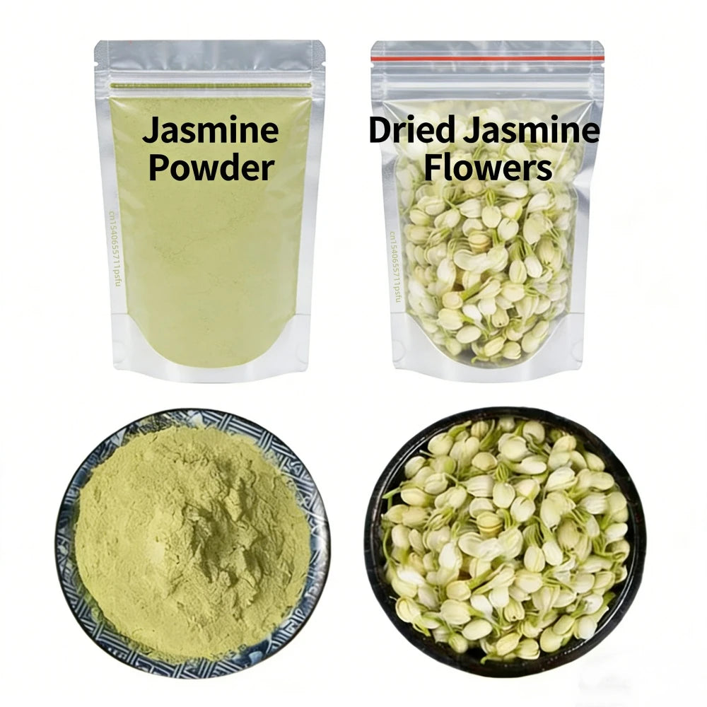 Premium 100% Natural Essence Pure Dried Jasmine Flower Powder For Incense, Perfume, Skin Safe Soap, Candle Making Home Fragrance