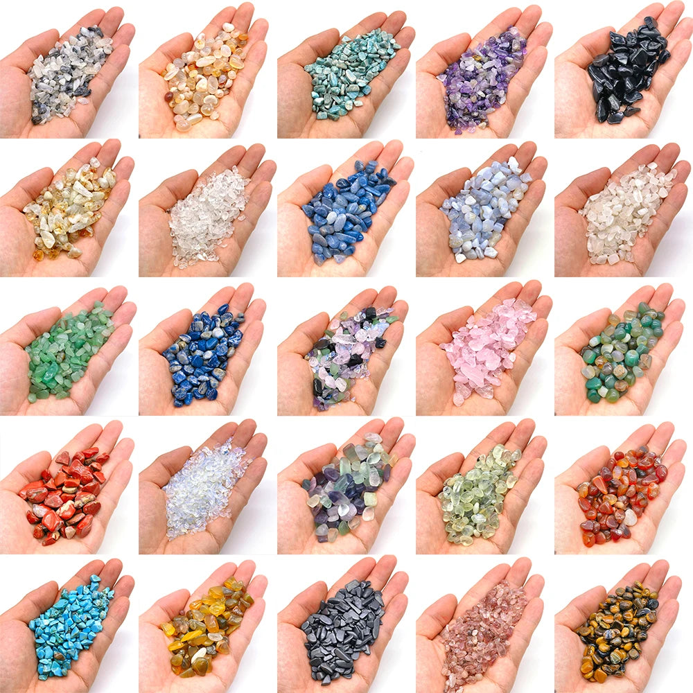 Natural Stones Crystals Quartz Chips Material Gravel Amethyst Fluorite  Agate Ore Bulk Lot Aquarium Home Desk Decor DIY Crafts