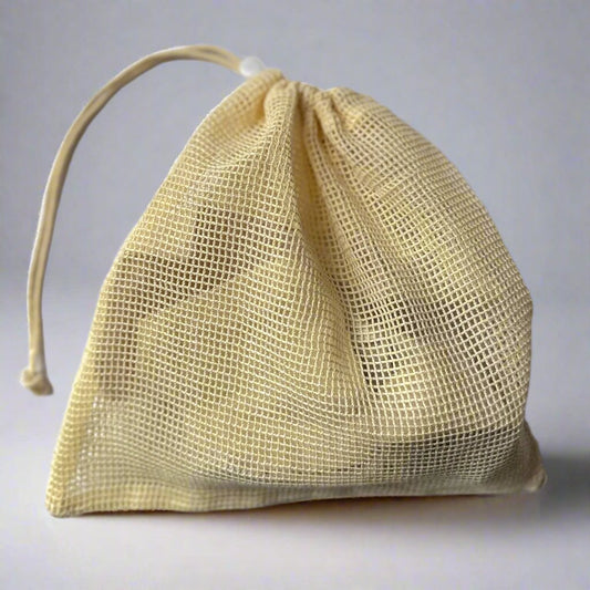 Mini Cotton Mesh Laundry Bag for Reusable Facial Cloths