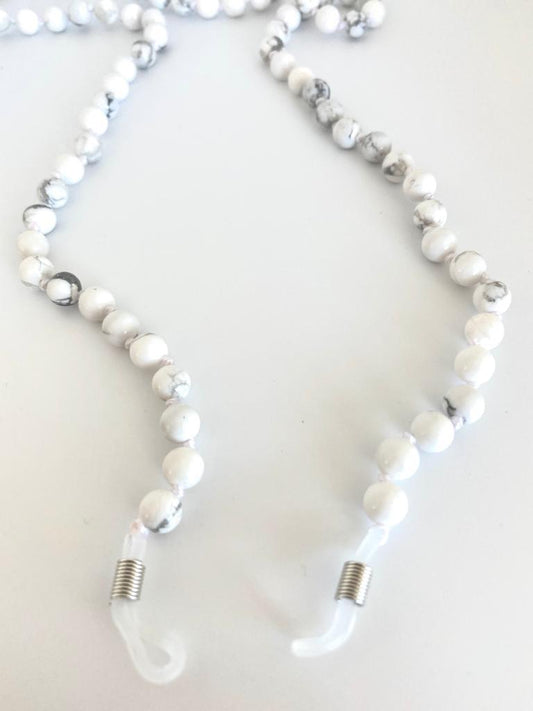 Howlite Eyeglass Chain-0