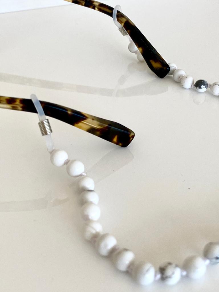 Howlite Eyeglass Chain-3