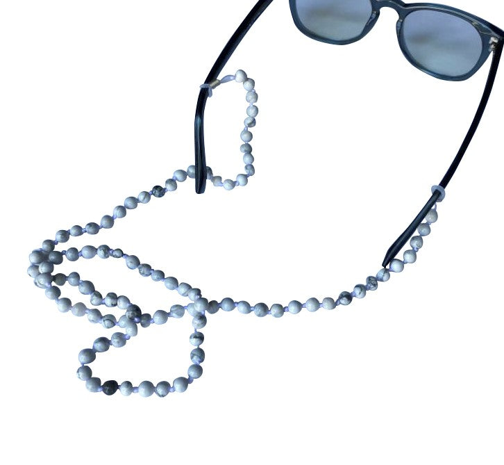 Howlite Eyeglass Chain-2
