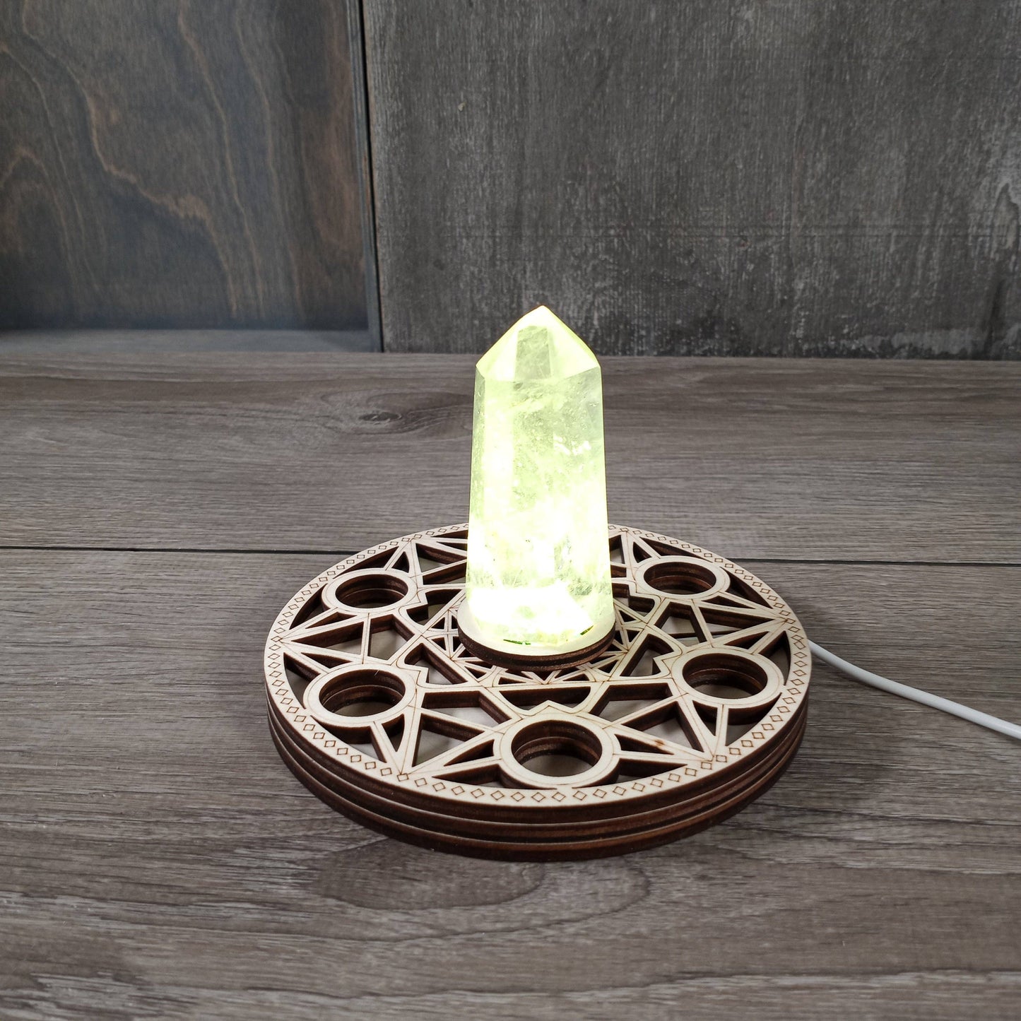 Keystone Crystals - LED Crystal Display Light Stand – Wholesale for Retailers