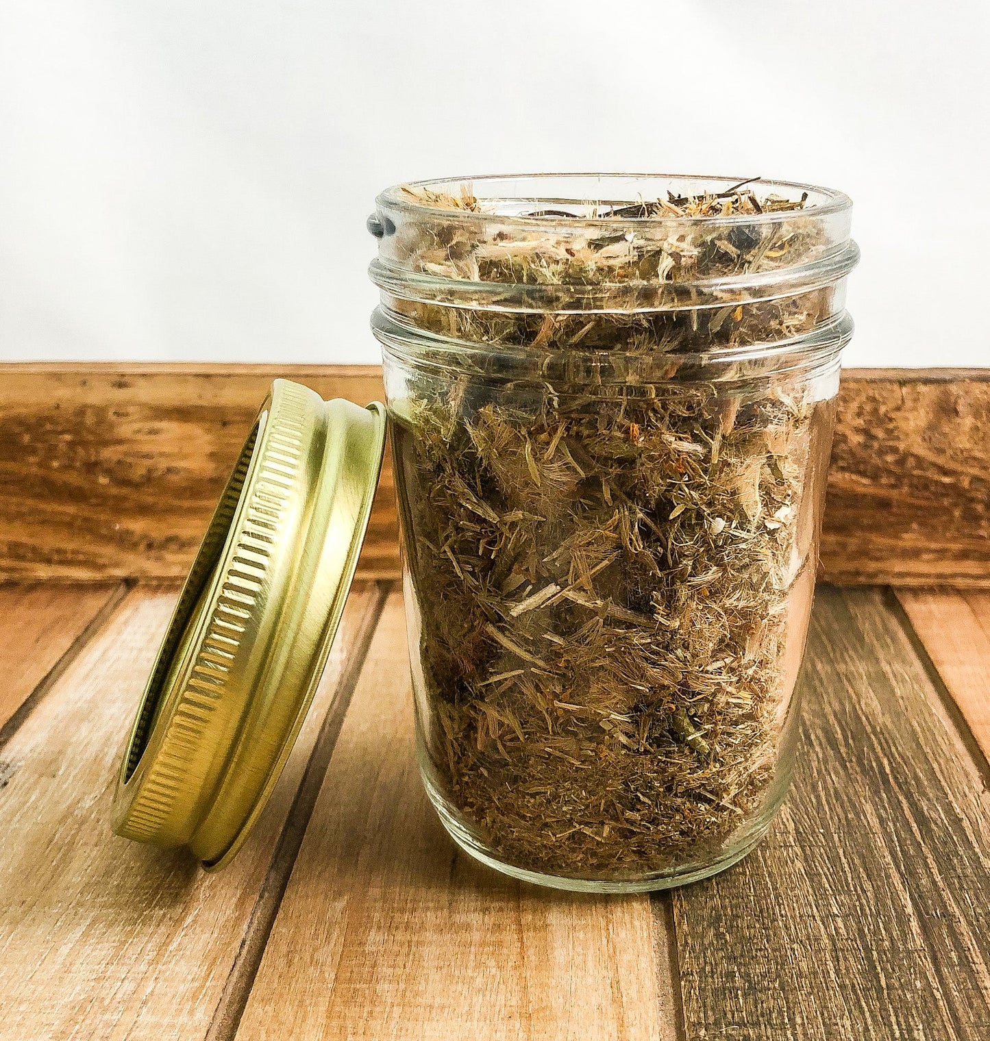 Dried Herb Apothecary Jar | Pre-filled to Build your own custom apothecary collection