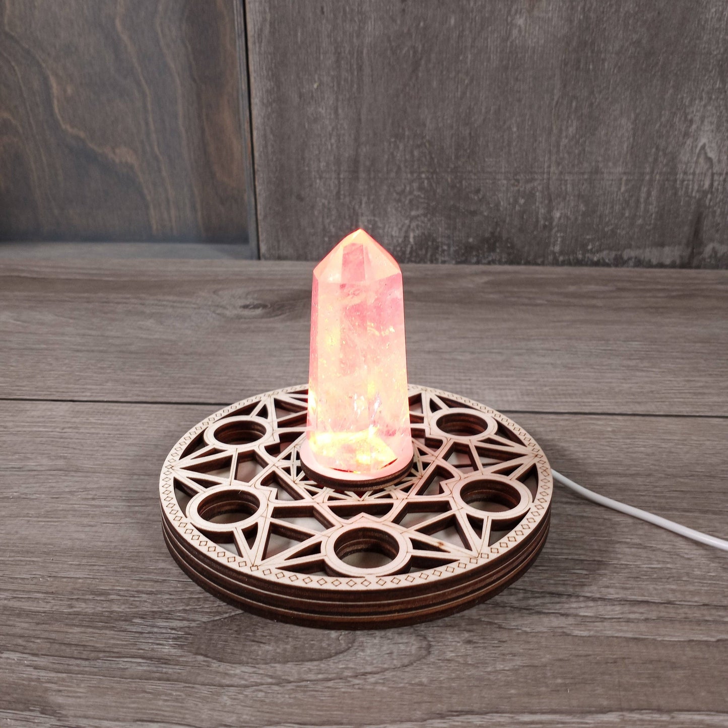 Keystone Crystals - LED Crystal Display Light Stand – Wholesale for Retailers