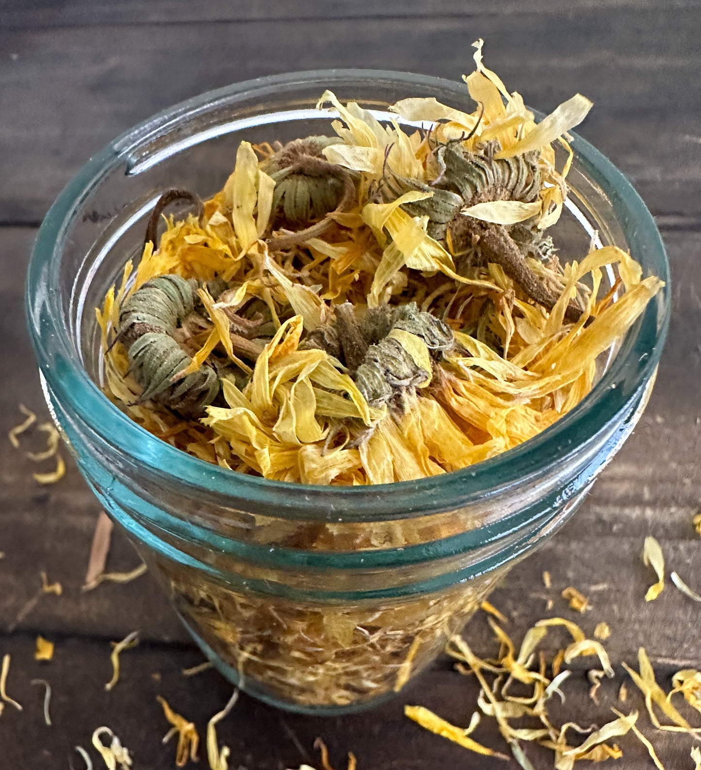 Dried Herb Apothecary Jar | Pre-filled to Build your own custom apothecary collection