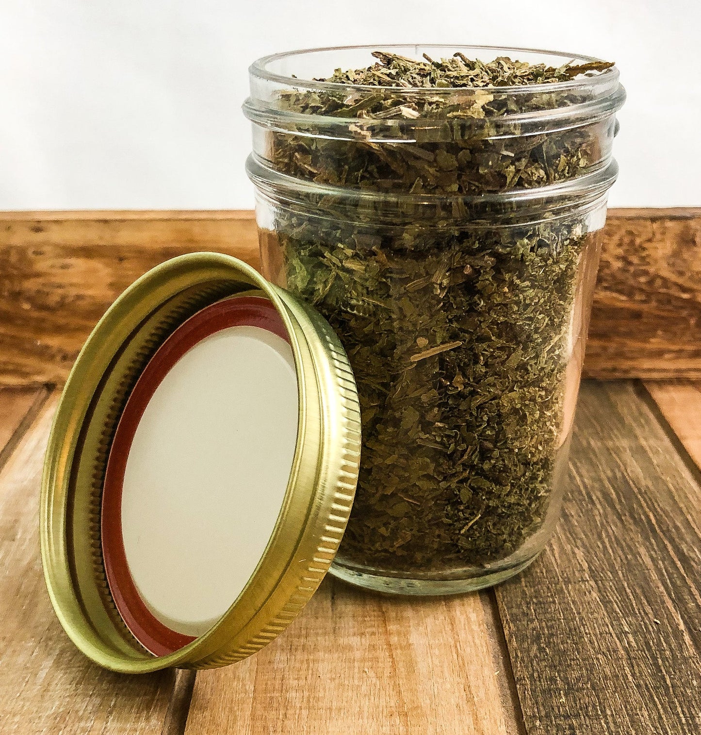 Dried Herb Apothecary Jar | Pre-filled to Build your own custom apothecary collection