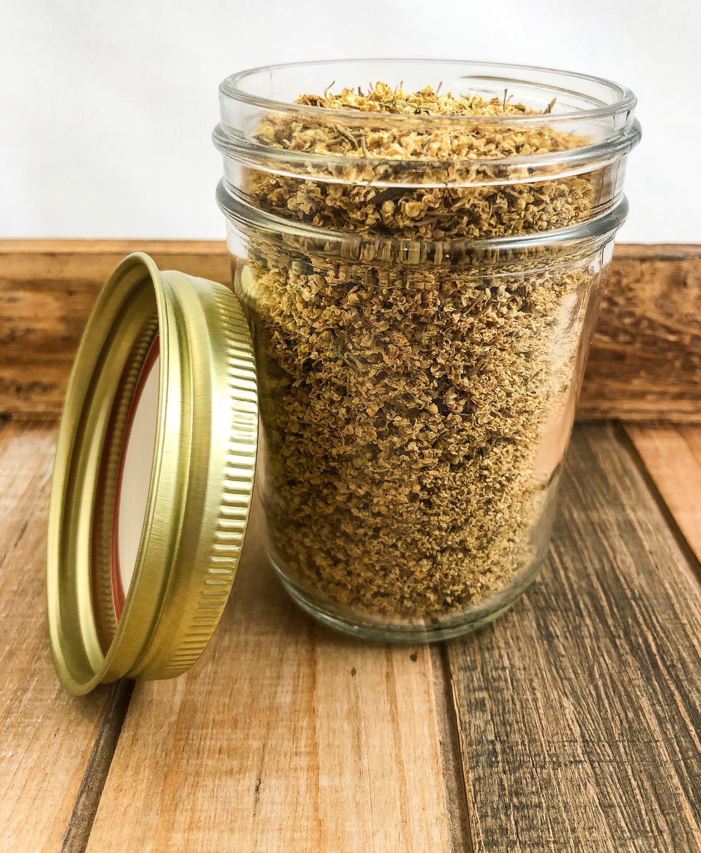 Dried Herb Apothecary Jar | Pre-filled to Build your own custom apothecary collection