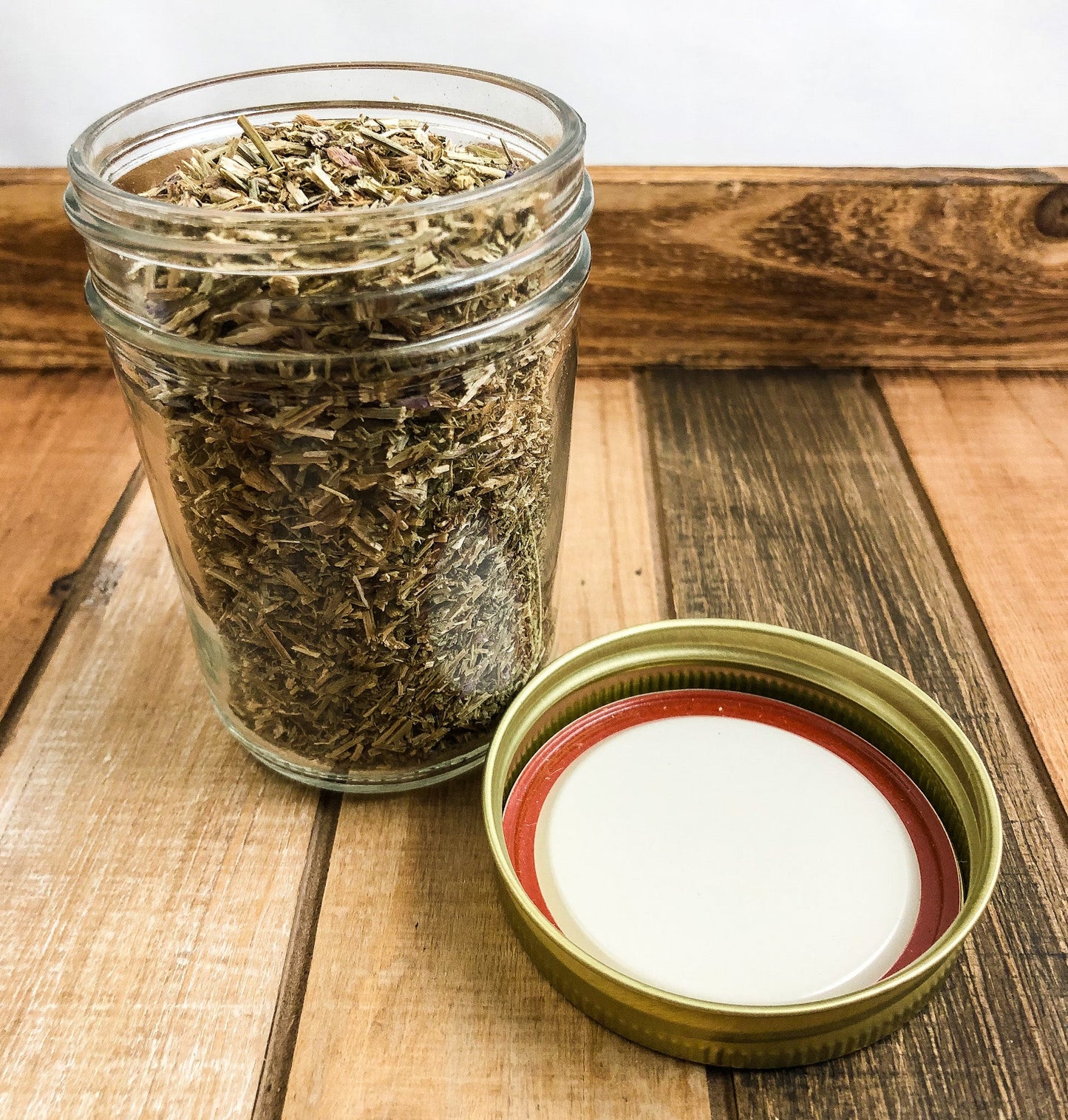 Dried Herb Apothecary Jar | Pre-filled to Build your own custom apothecary collection
