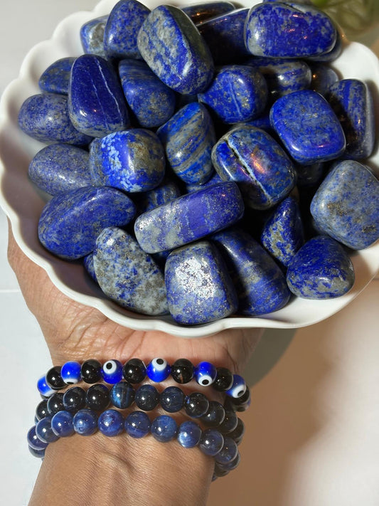 Lapis Lazuli Tumbled Stones (1 kg pack)