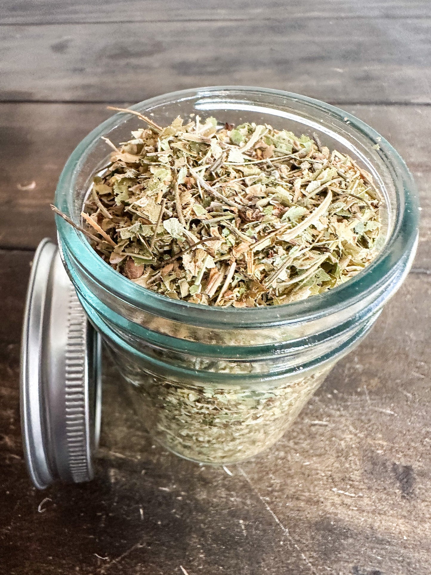 Dried Herb Apothecary Jar | Pre-filled to Build your own custom apothecary collection