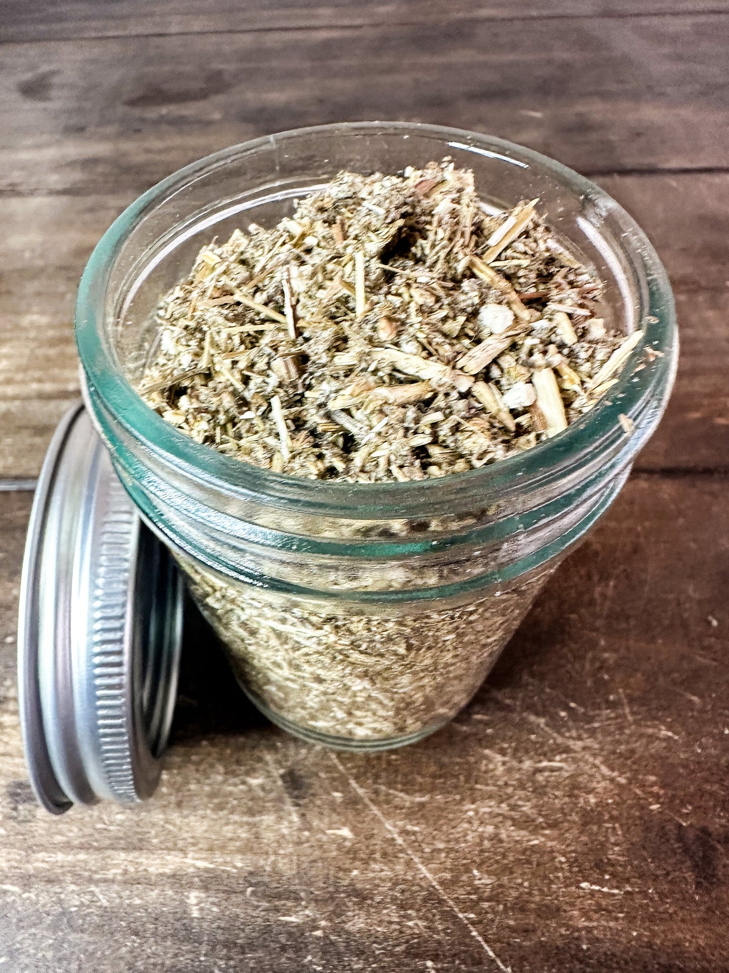 Dried Herb Apothecary Jar | Pre-filled to Build your own custom apothecary collection