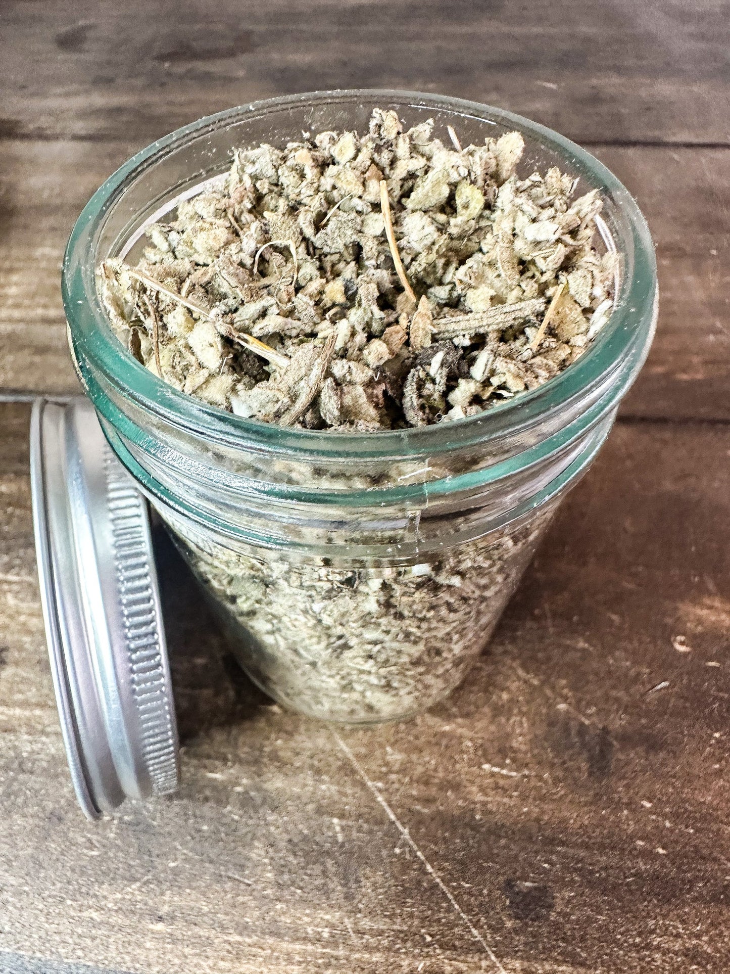 Dried Herb Apothecary Jar | Pre-filled to Build your own custom apothecary collection