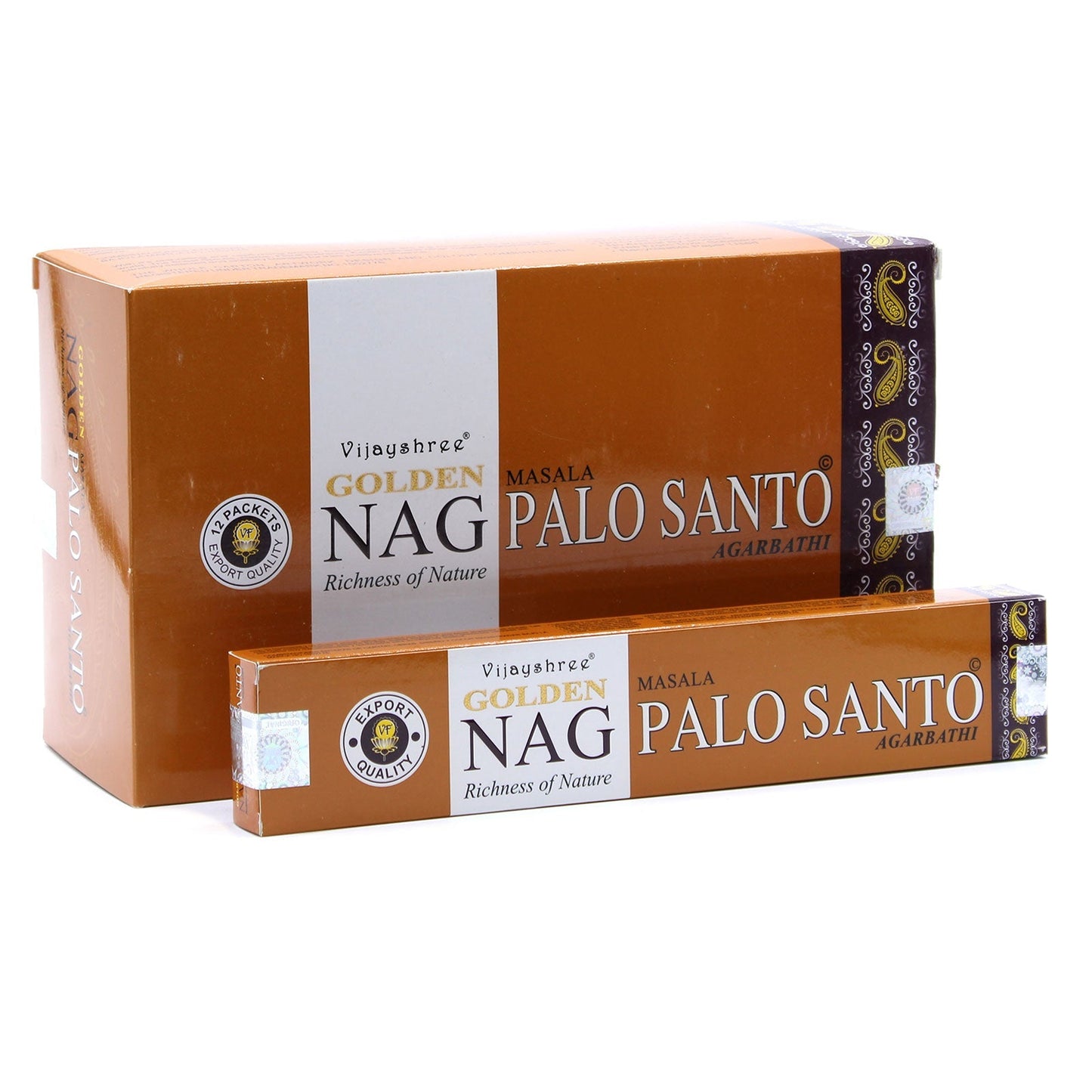 Palo Santo Genuine Golden Nag | Incense Sticks Joss 15g | Premium Scents | Fragrance | Hand Rolled | Yoga | Aromatherapy | Meditation-0