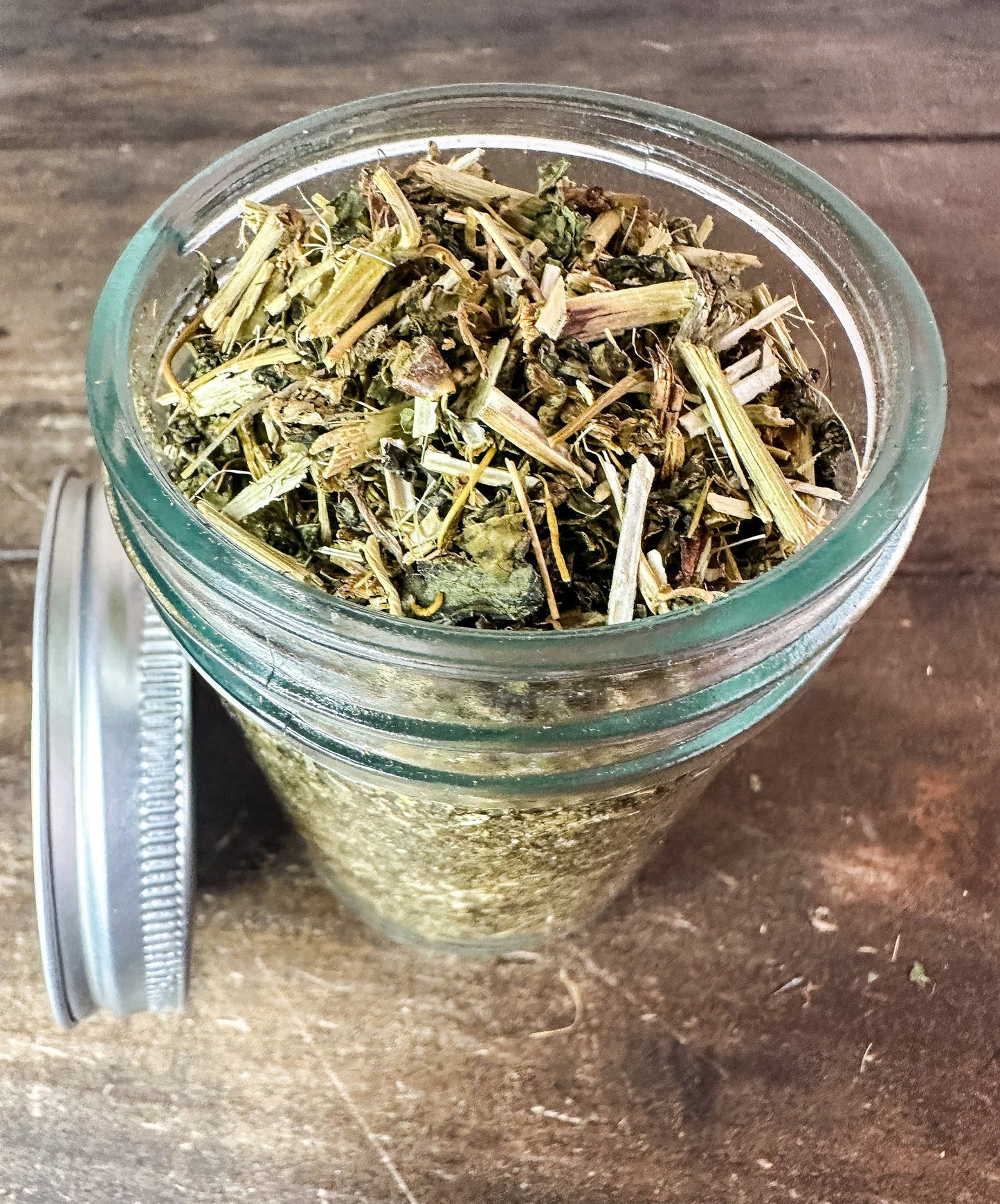 Dried Herb Apothecary Jar | Pre-filled to Build your own custom apothecary collection