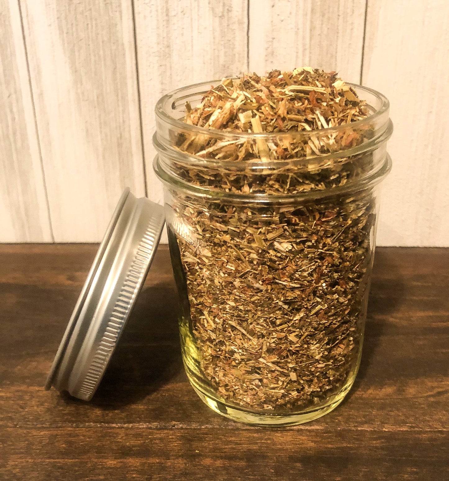 Dried Herb Apothecary Jar | Pre-filled to Build your own custom apothecary collection