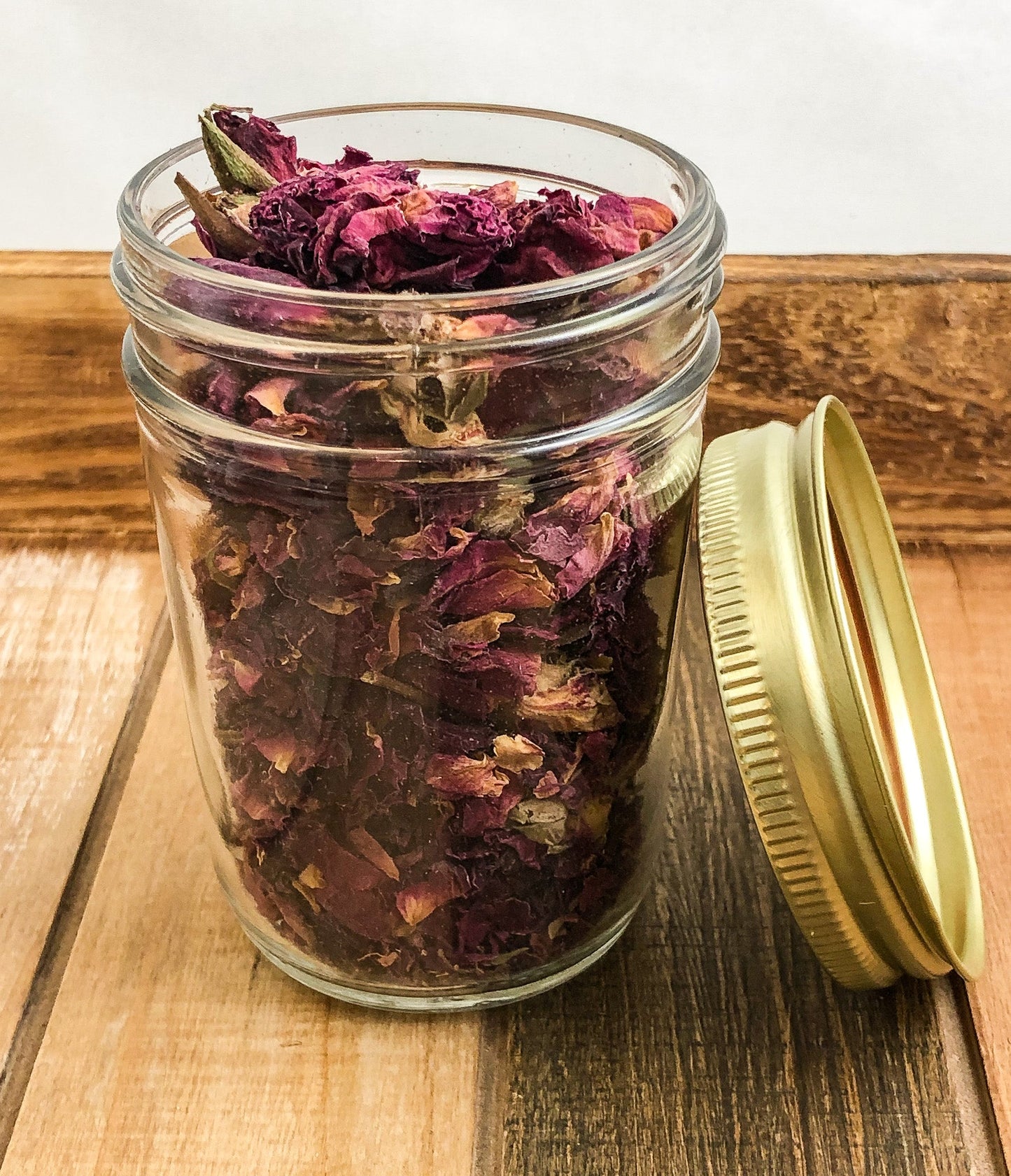 Dried Herb Apothecary Jar | Pre-filled to Build your own custom apothecary collection